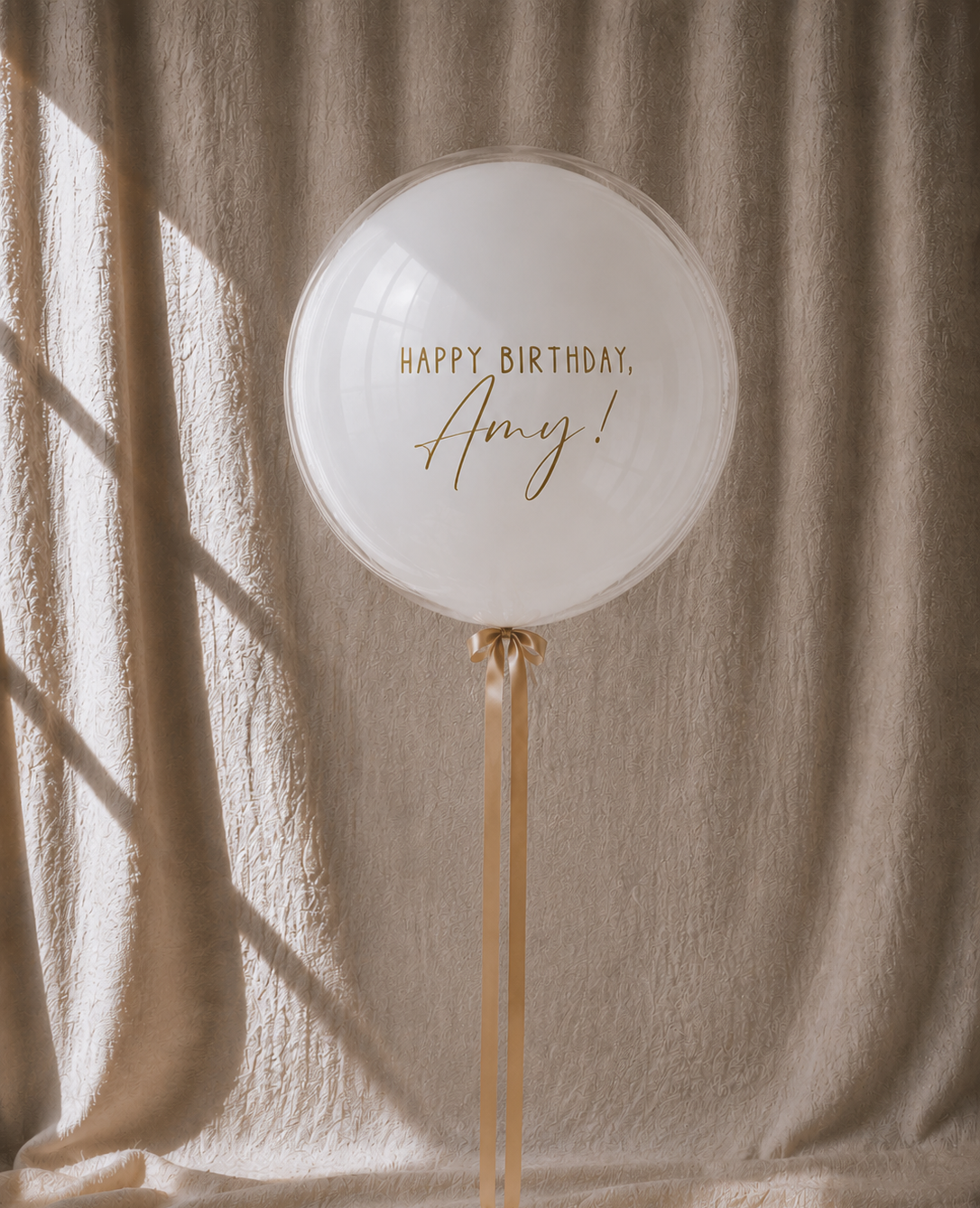 Champagne Pearl Bobo Balloon