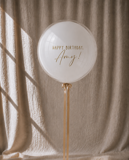 Champagne Pearl Bobo Balloon