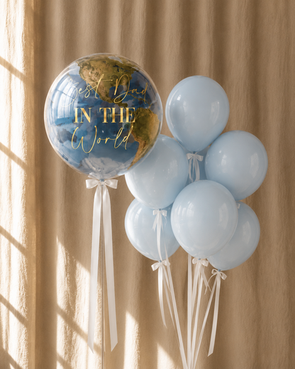 Best Dad in the World Bobo Balloon