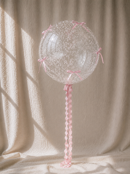 Pearl Bobo with pink mini bows